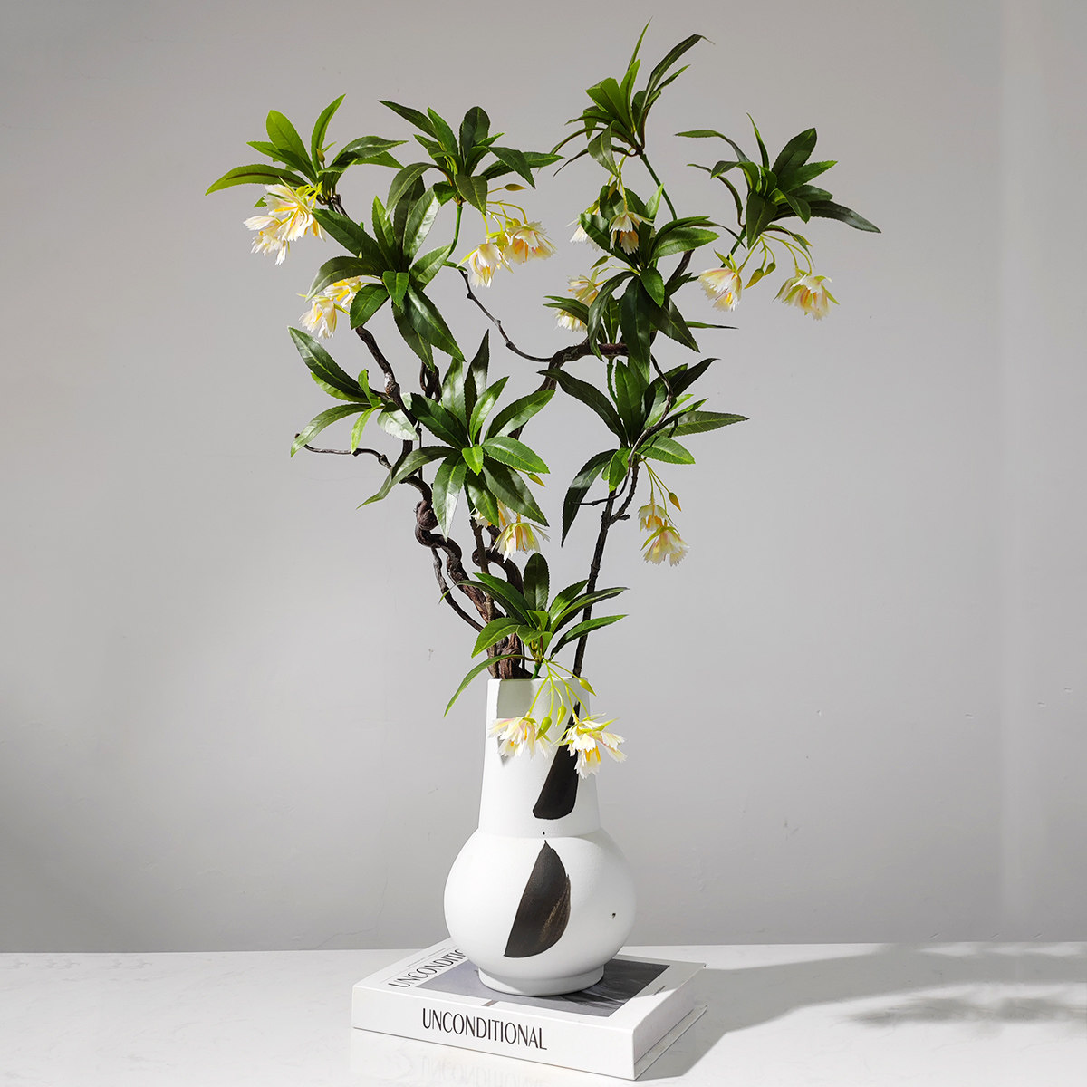 新中式现代仿真花假花摆设客厅餐桌软装饰品仿真绿植盆栽花艺摆件