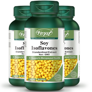 VORST大豆异黄酮植物雌激素女性卵巢保养内分泌更年期250mg*3瓶