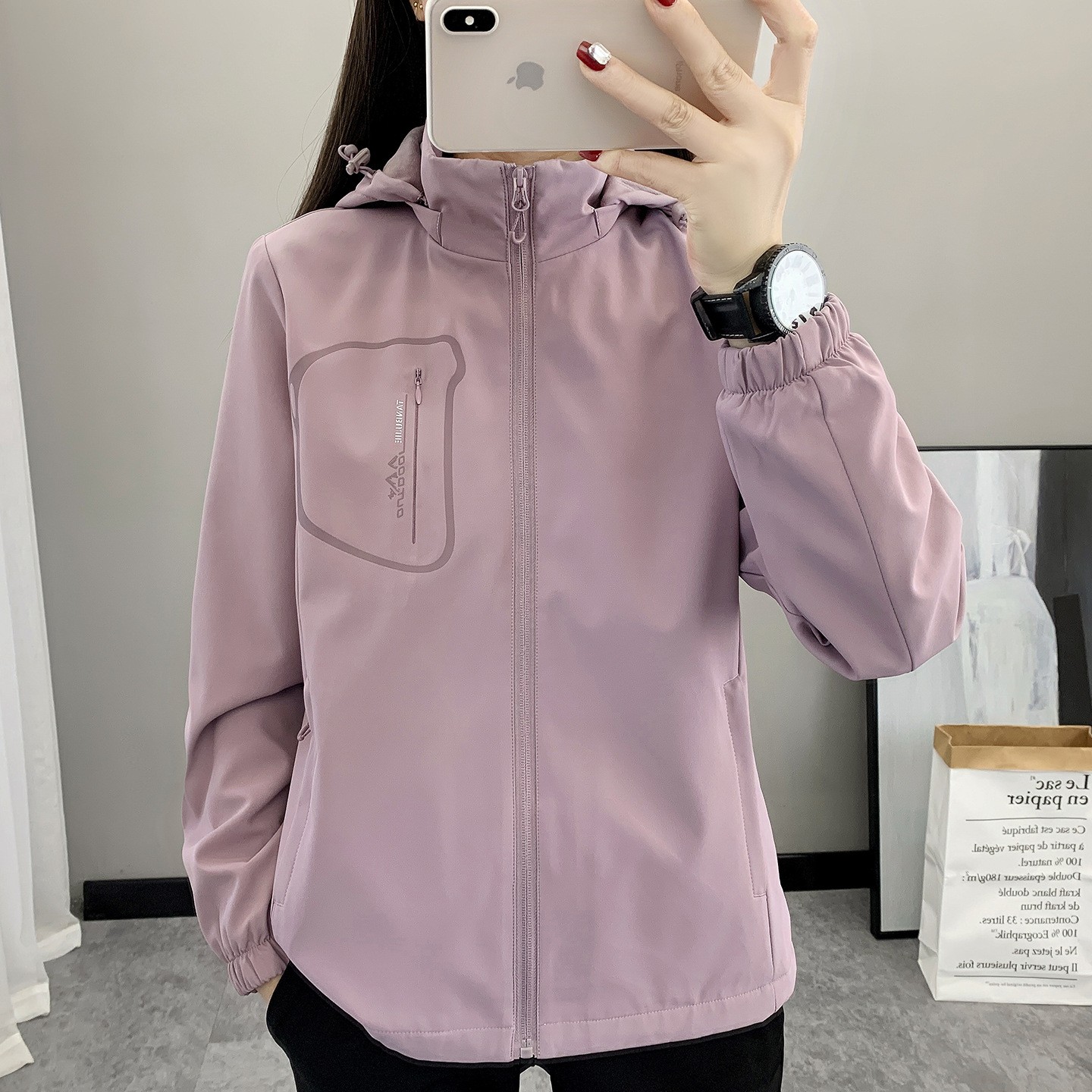 豹迹户外冲锋衣男女款软壳衣