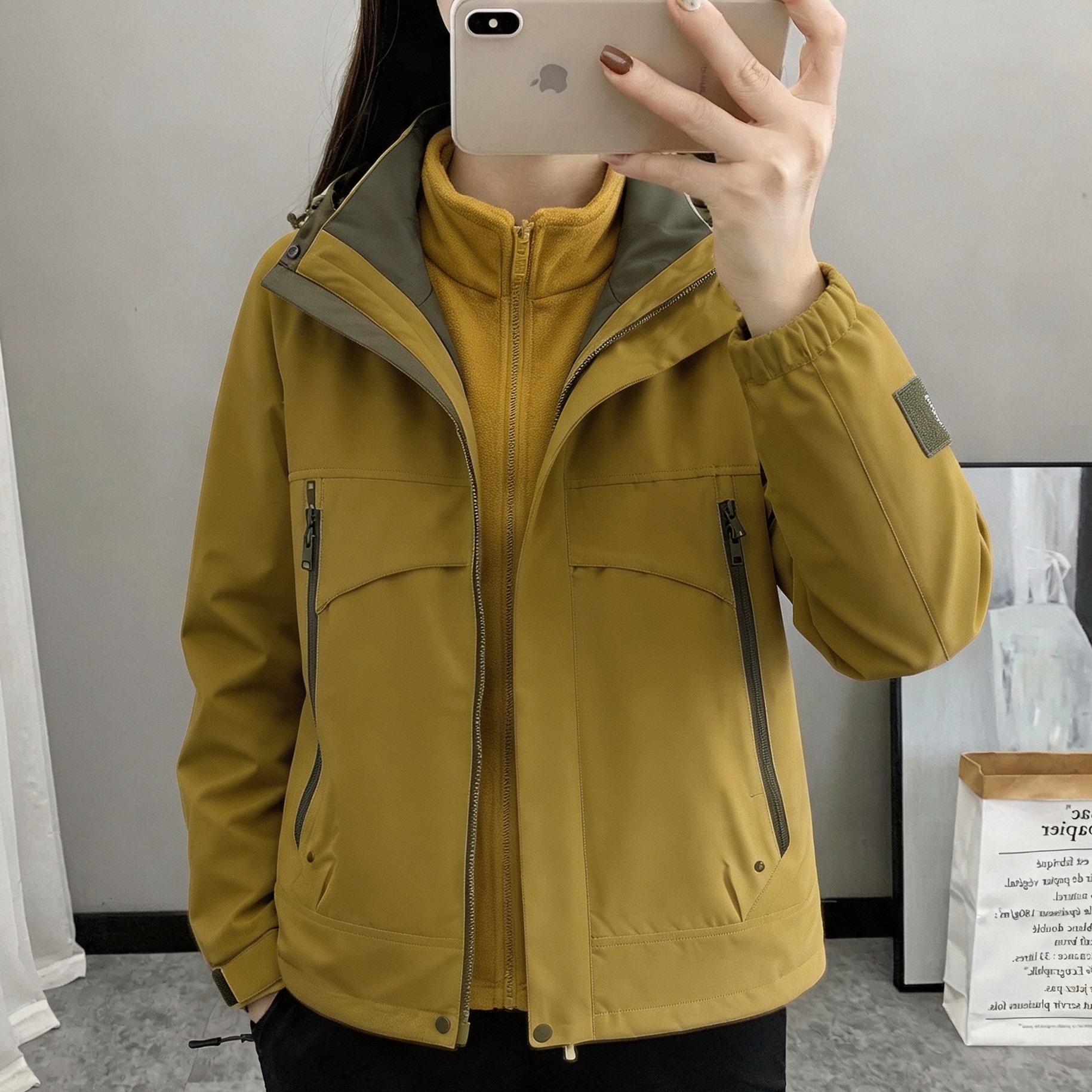 豹迹新款三合一冲锋衣男女秋冬新款可拆卸两件套防水防风户外外套