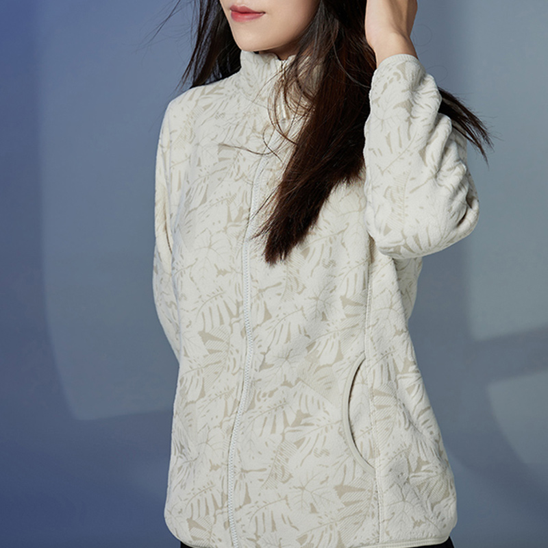 抓绒外套女冬2025新款冲锋衣内胆加绒加厚妈妈户外高端双面摇粒绒