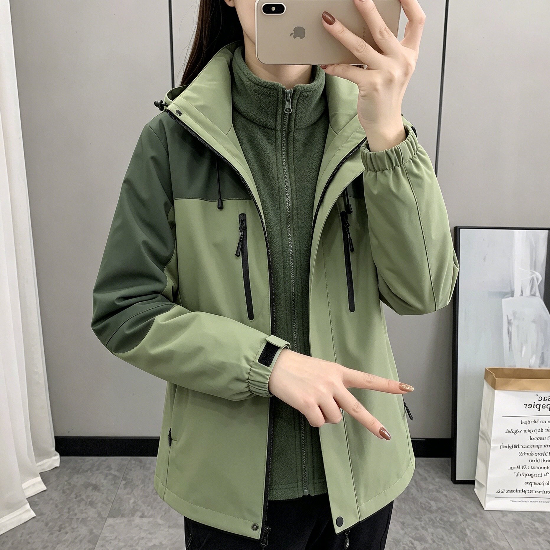 冬季冲锋衣男女同款公司可团购印制LOGO企业户外团体服防风防水潮