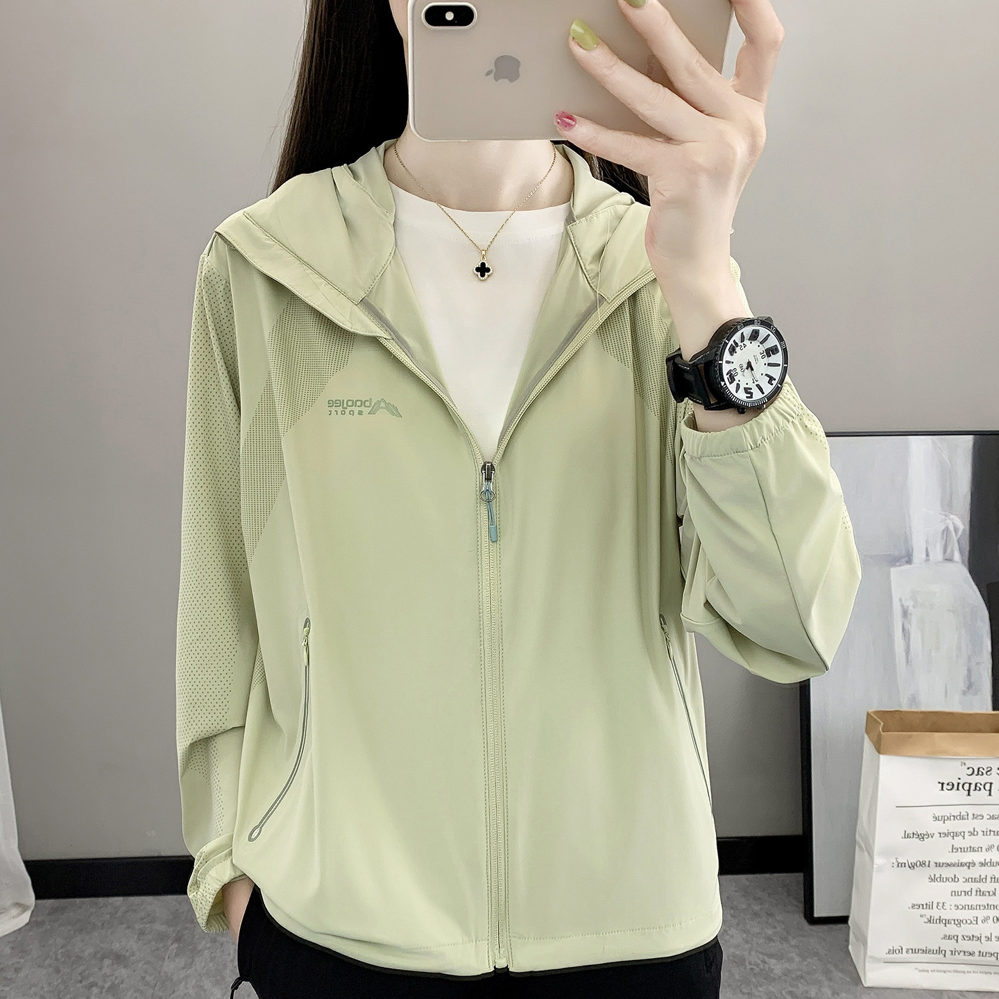 防晒服女外套薄款透气夏季防紫外线户外防晒衣冰丝运动皮肤风衣