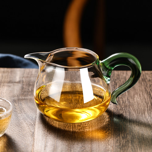禾器公道杯玻璃高档分茶器茶海过滤功道茶杯主人杯泡茶加厚耐热