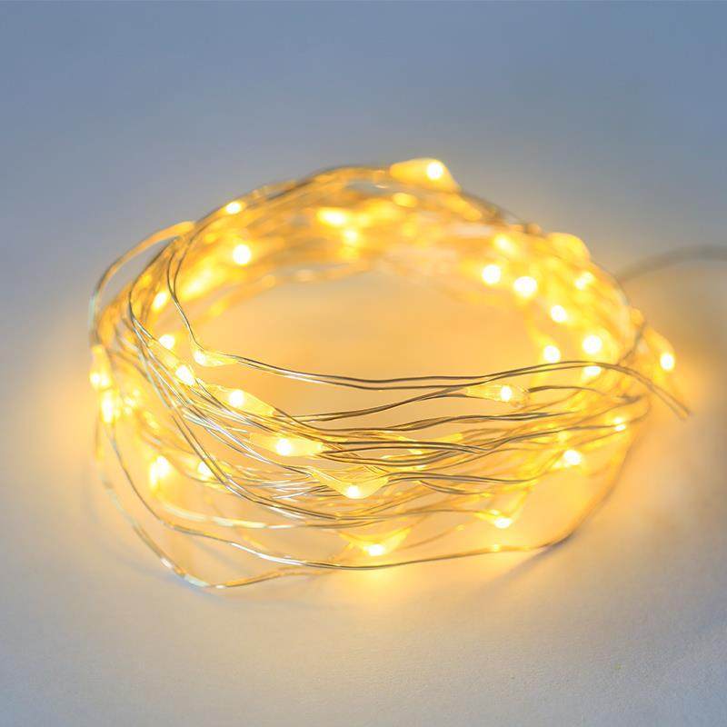 led小方盒铜线灯彩灯闪灯串灯满天星房间卧室装饰花束生日礼物盒