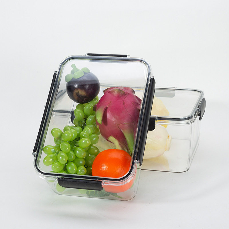 密封盒食品级塑料盒子特大号长方形透明商用水果收纳冰箱保鲜盒