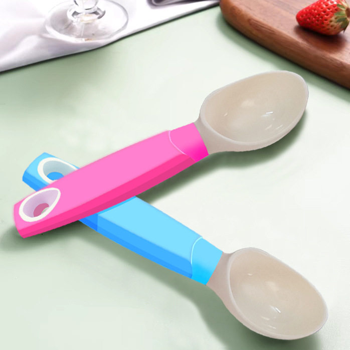 厂家冰淇淋勺塑料雪糕勺两用雪糕挖球器 冰淇淋勺挖水果勺挖球器