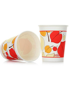 宜洁一次性纸杯办公商务家用 加厚型 80只装250ML9926