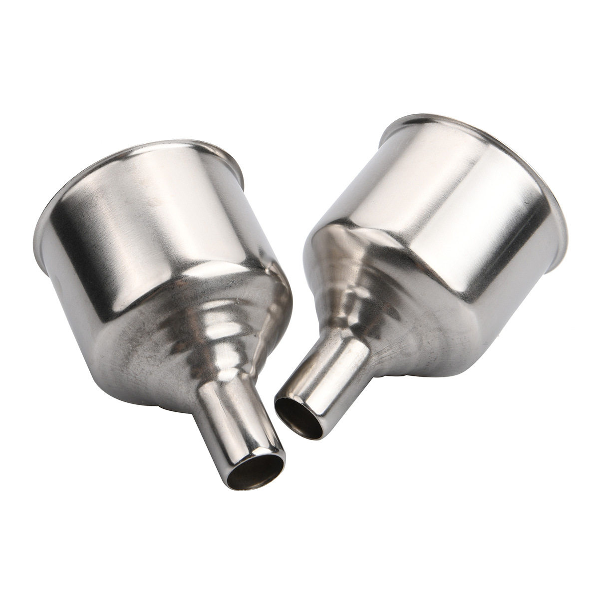 旅行家用不锈钢小口径油漏酒漏酒壶油壶液体大号分装漏斗26g