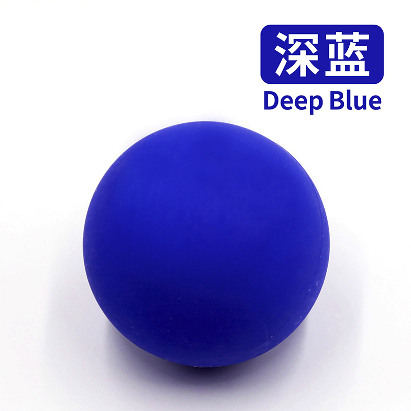 实心硅胶弹力普拉提球Massage Lacrosse Balls single balls