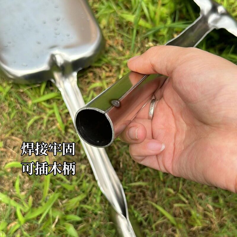 新款加厚家用不锈钢铲子垃圾火铲铁铲碳钢柴火农用煤铲耐用锅铲