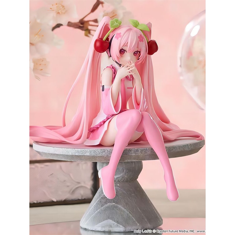 初音未来手办玩偶动漫周边车载机箱摆件古风女孩装饰生日礼物便宜