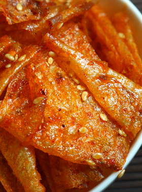 文杰手撕豆皮/豆卷146g湖南岳阳特产香辣豆腐皮休闲零食 麻辣包邮