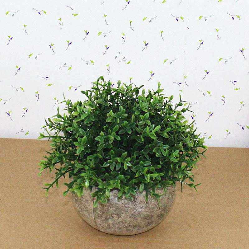 2盆包邮仿真花装饰摆设摆件桌面树球装饰假树绿植盆栽植物绿植