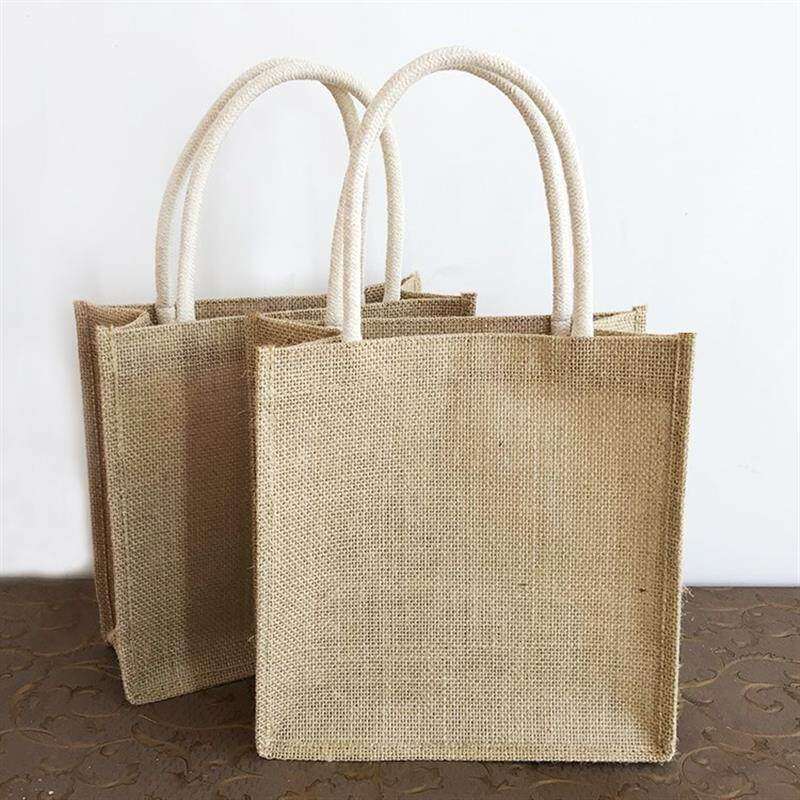 棉麻袋子手提小布袋文艺迷你小号简约手提袋女学生韩版帆布小清新