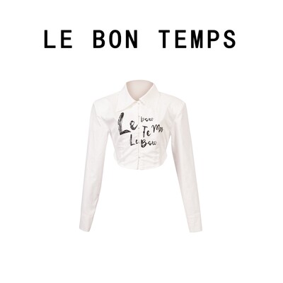 【LE BON TEMPS】涂鸦短款上衣外套c800685