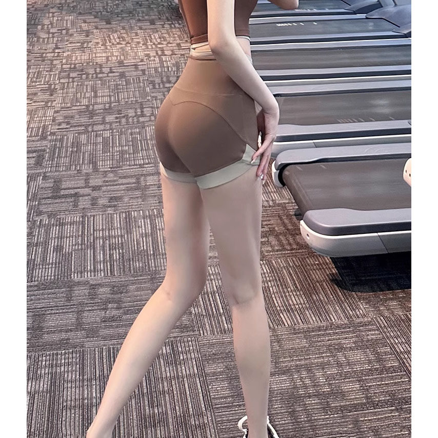 日本offcat联名性感瑜伽短裤女款夏季高腰紧身弹力运动健身裤