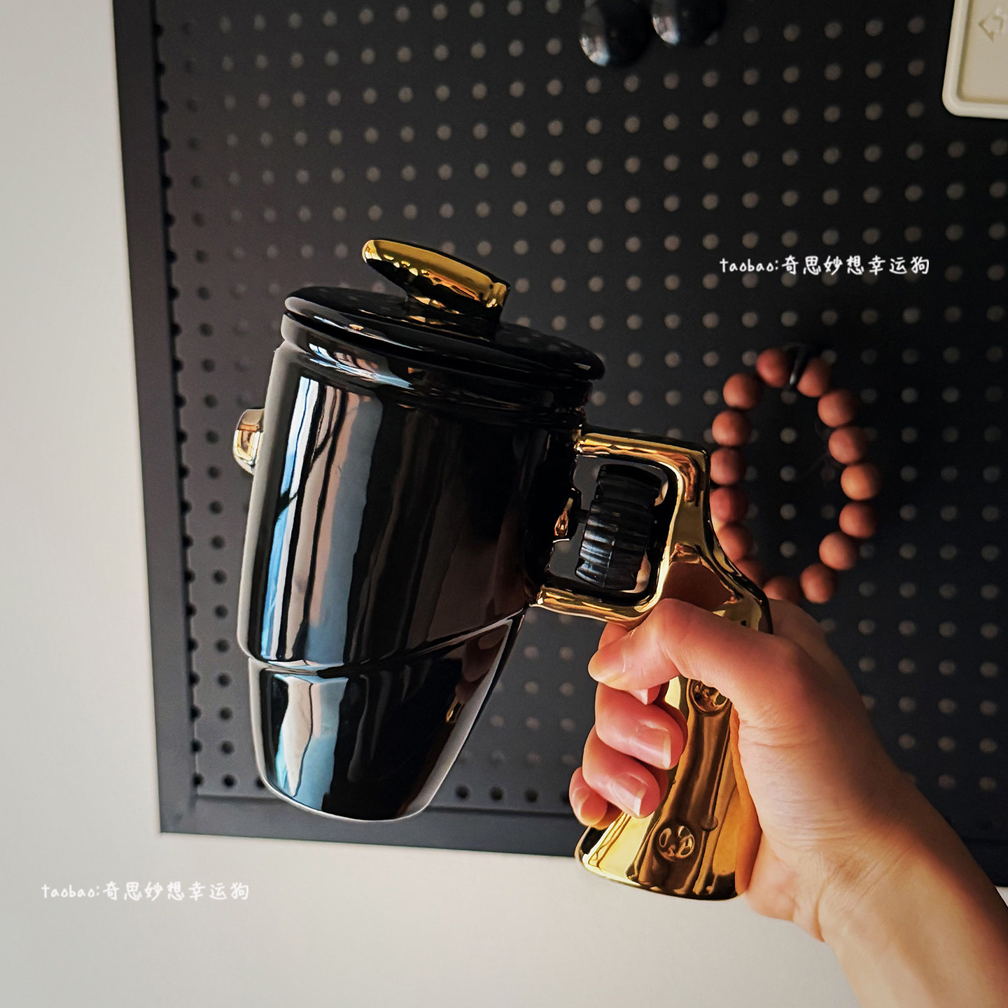 新奇创意左轮手枪造型马克杯陶瓷送男友生日礼物稀奇古怪喝水杯子,餐饮具,马克杯,淘宝优惠券,粉丝福利购,淘宝优惠卷