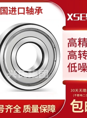 XSE进口尼龙保持器轴承6206/6207/6208/6209/6210/6211.2RS1/R/C3