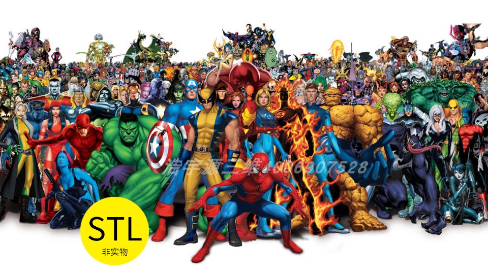 迪士尼无限超英雄3D打印模型文件stl格式图纸素材桌游漫威DC