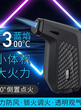SF805手握式高温直冲蓝焰小喷枪透明气窗金属焊枪打火机厂家