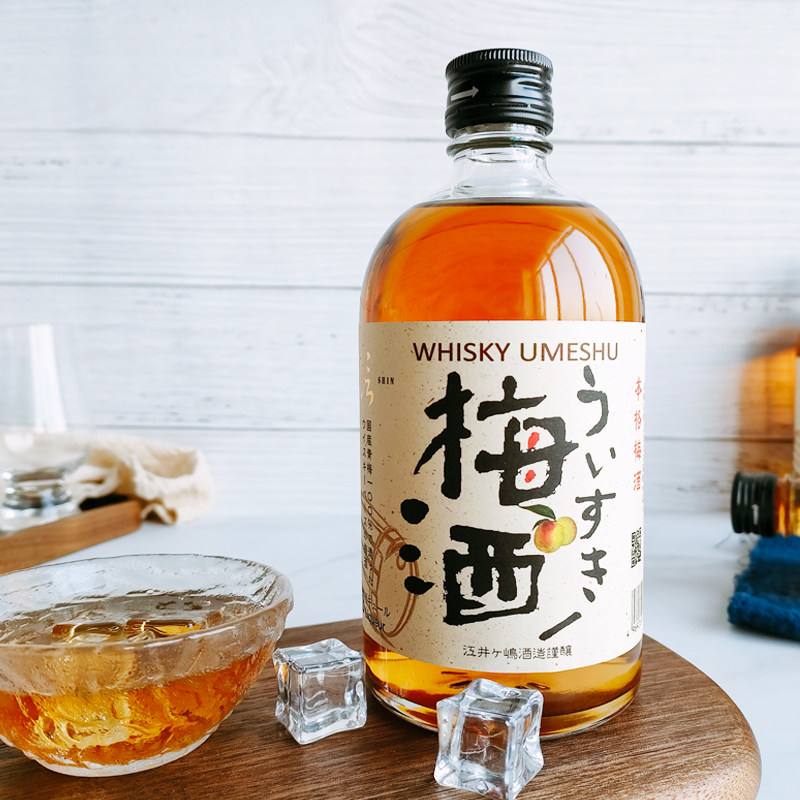 明石信威士忌梅酒果酒女士甜酒梅子酒水果酒日本原装进口500ml