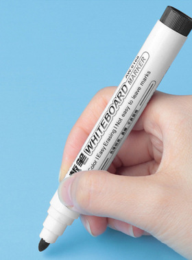 5Y《白板笔AA1sq801-可擦写黑板写字粗头号易擦水性笔黑记