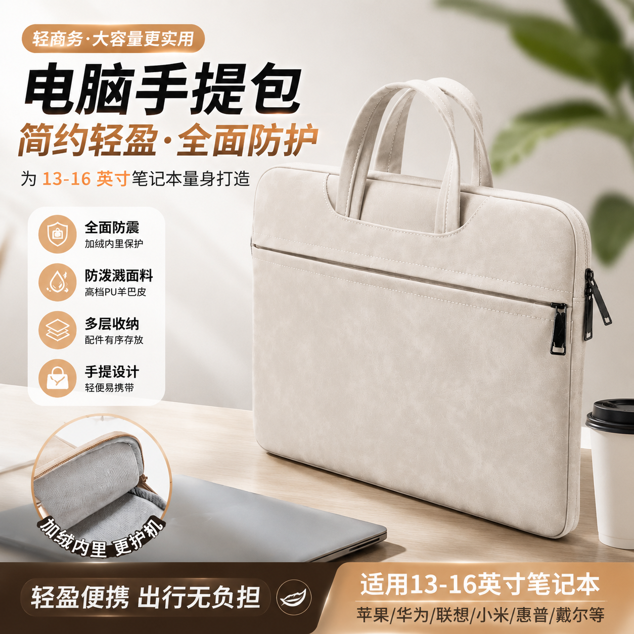 笔记本电脑包苹果macbookair手提包Neo华为matebook联想pro轻薄M5