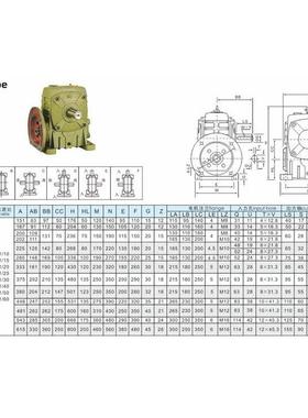 Wpda Wpds Wpdo Wpdx蜗轮减速机减速机齿轮箱