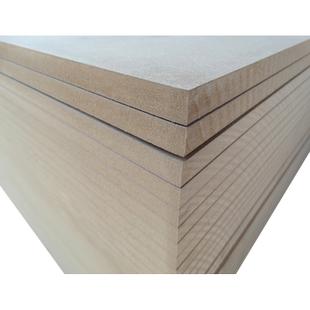 铭蚨中密度板中纤板18mm环保E2级颗粒纤维板雕刻花装饰基层工程板