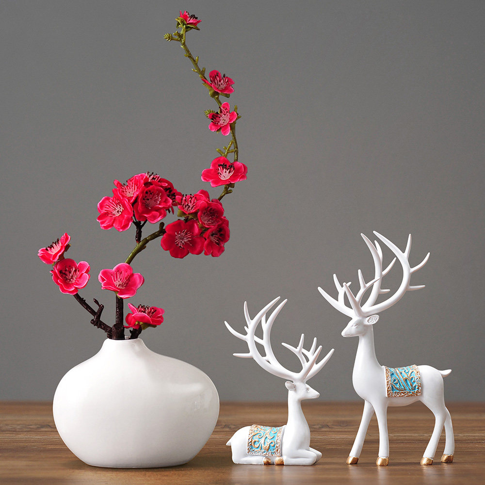 乔迁新居暖房礼品电视柜装饰摆件餐桌家居客厅酒柜新中式结婚礼物