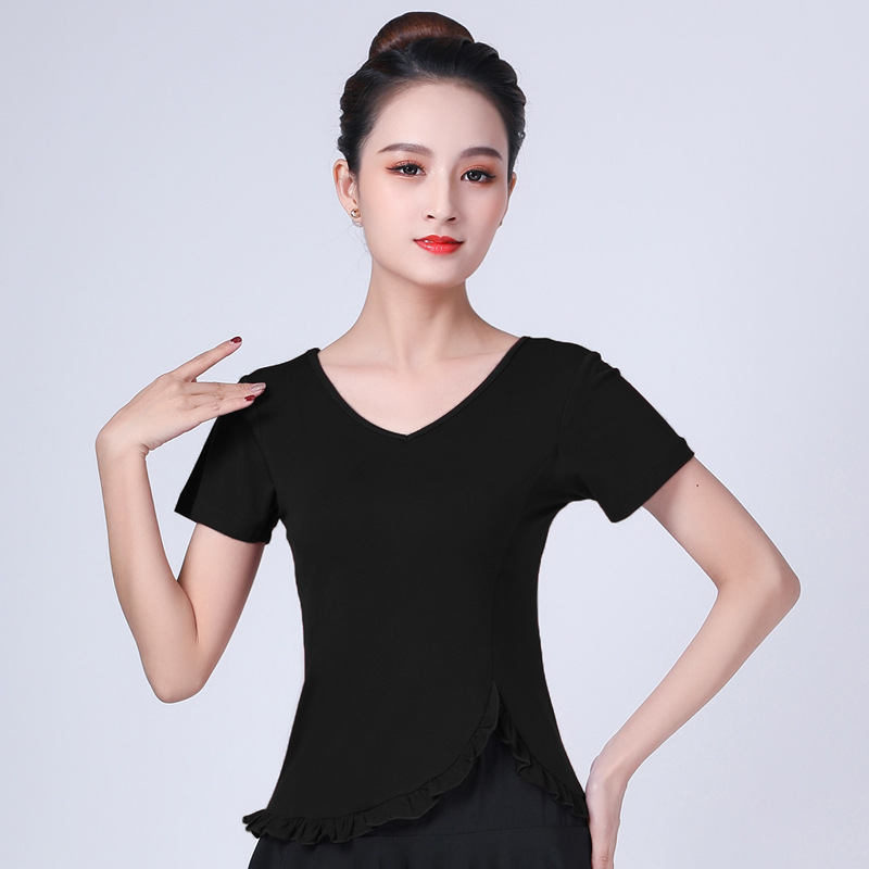 日本无印MUJIE新春款形体舞蹈服装民族古典广场舞服拉丁恰恰练功