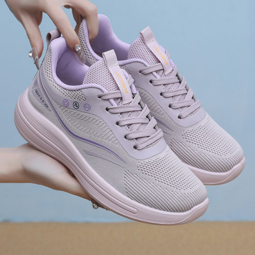 老北京布鞋透气飞织防滑轻便女鞋