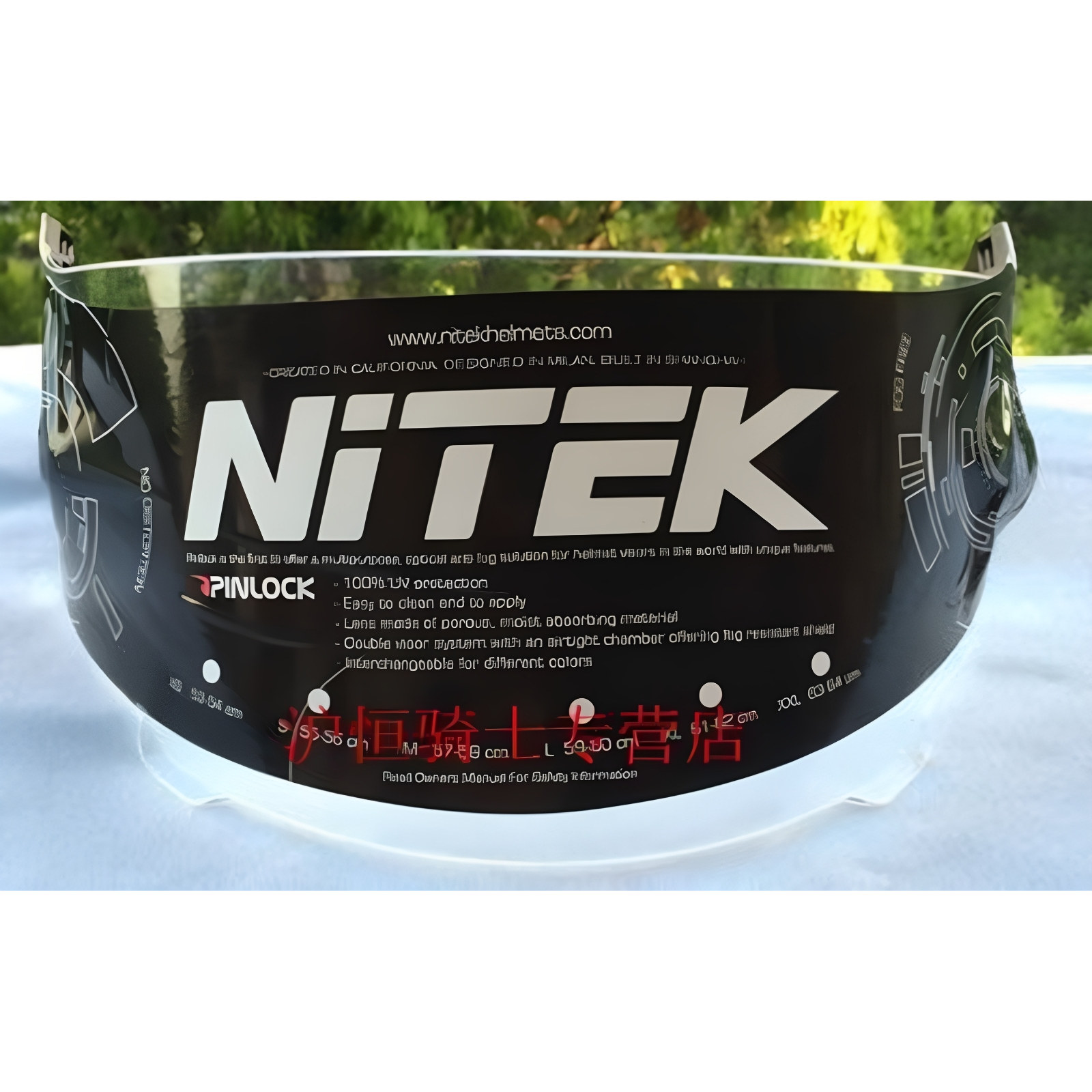 NiTEK赛车头盔底座配件透明镜片