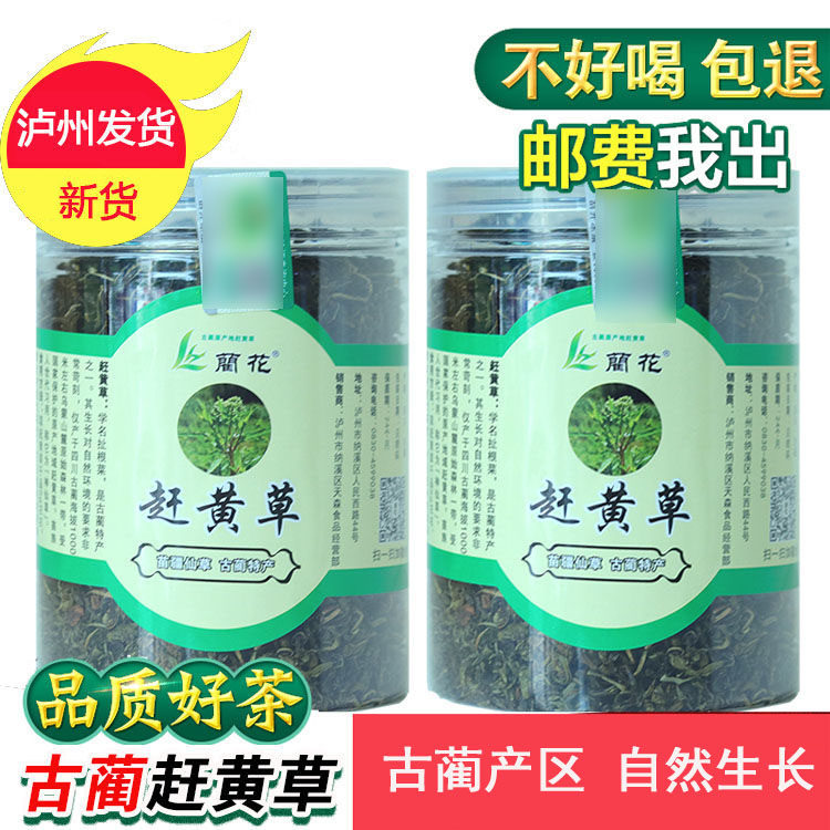 新货蔺花四川古蔺正品野生原生态赶黄草叶天然无硫泸州发货