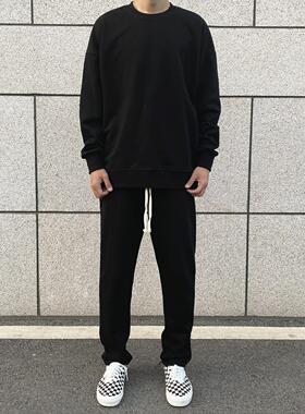 CEZPHISON休闲裤直筒长裤宽松高街卫裤运动裤显瘦百搭秋冬裤子男