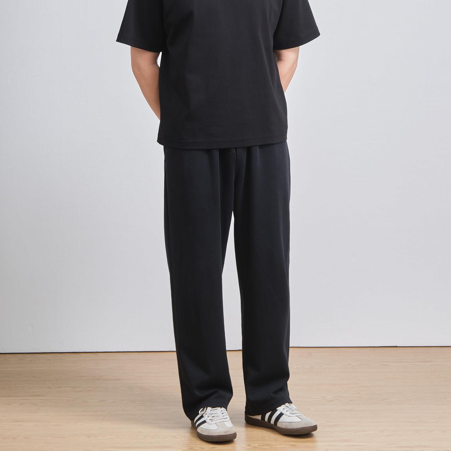 多裤长选择春夏男士合身偏宽松版型休闲卫裤直筒修腿型显高长裤