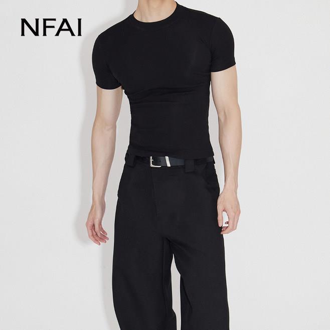 NFAI 25SS 紧身短袖 舒适弹力/修饰身形/柔软亲肤图片