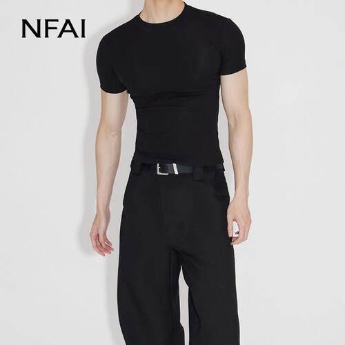 NFAI 25SS 紧身短袖 舒适弹力/修饰身形/柔软亲肤