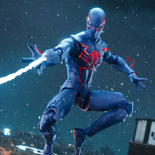 中动玩具漫威蜘蛛侠2099游戏手办模型正版关节可动7寸男生礼物