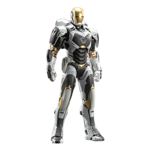 中动玩具钢铁侠手办mk39双子星1:10外太空装甲7寸关节可动战甲
