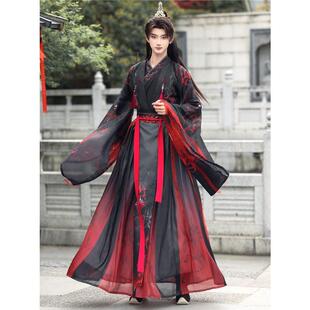 新款原创汉服套装魔道衍生老祖仙侠羡魏无羡cos武侠风古装服春秋