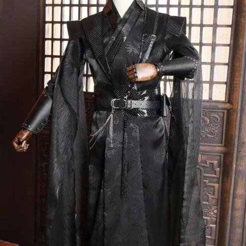 墨燃cos服黑水顾昀万用黑色劲装cosplay服二哈和他的白猫师尊