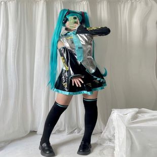日本少女动漫服装JK女套装公式服漆皮cosplay服打歌服