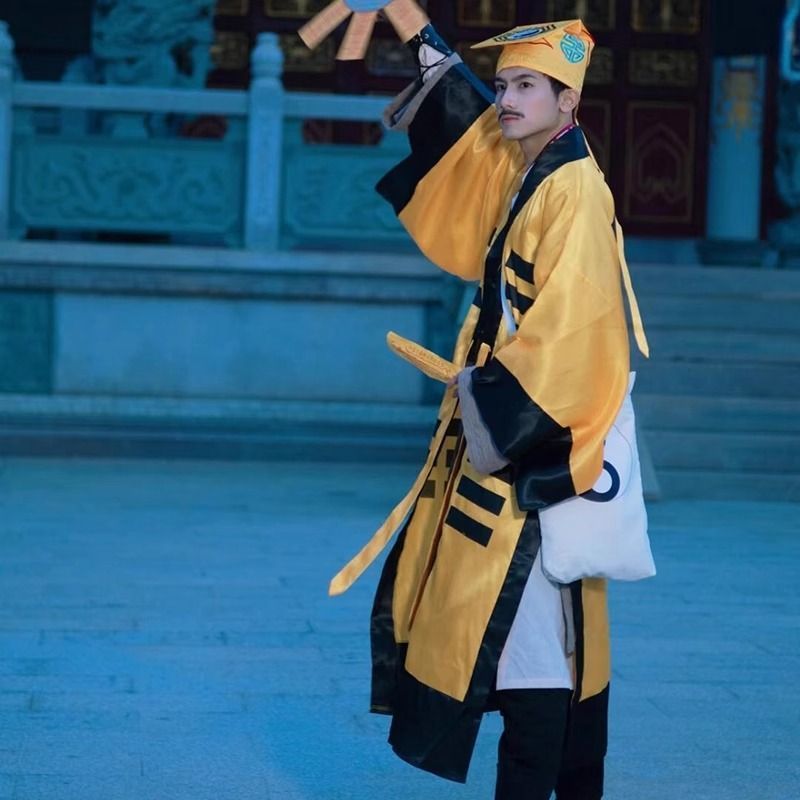 万圣节道士服袍法衣家太极