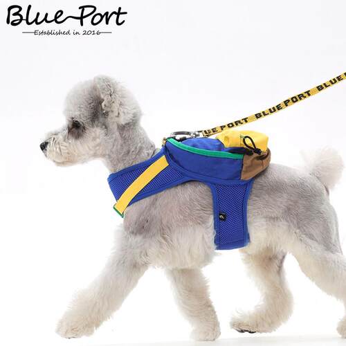 blueport宠物小背包胸背牵引套装