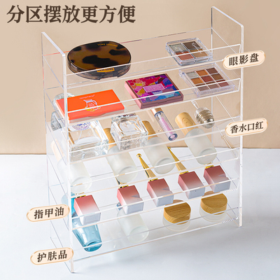 桌面收纳盒眼影盘透明亚