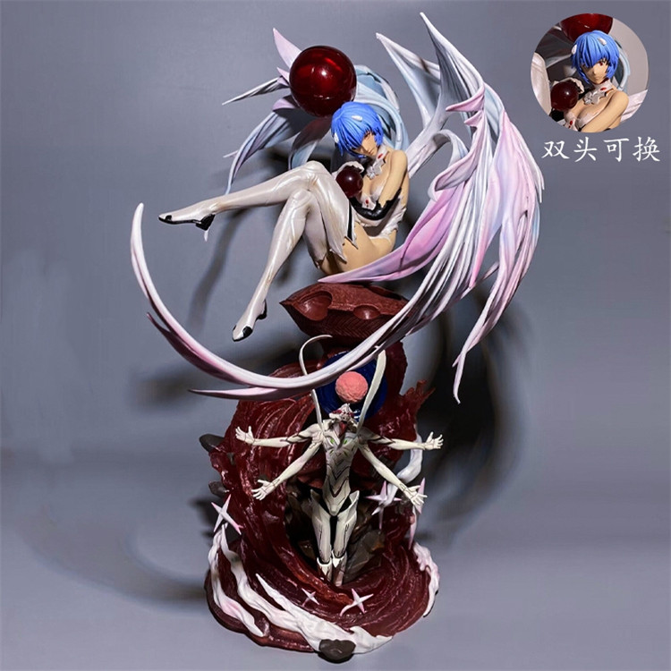 Spot Eva New Century Evangelion 여신 공명 이중 머리 Evanizing Angel Bolly Box Box 모델 모델