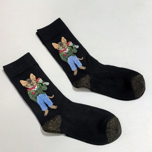 中筒袜 成人袜子 外贸出口 可爱卡通猫咪