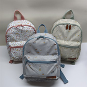 可爱小清新 小碎花 小鸭子 外贸出口西欧 小帆船 迷你儿童双肩包